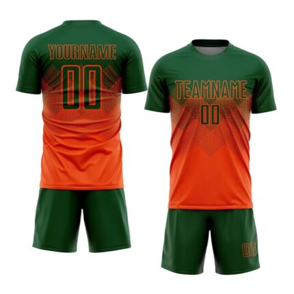 Orange Green Black Sublimation