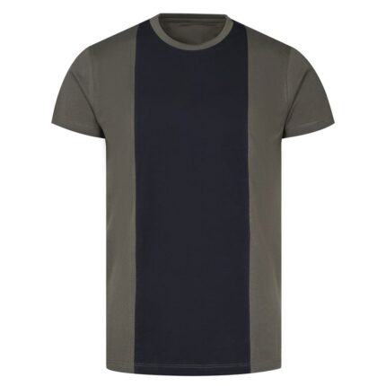 Olive Color Block T-shirt