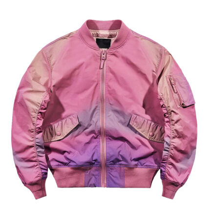 Women Dye Bomber Jacket